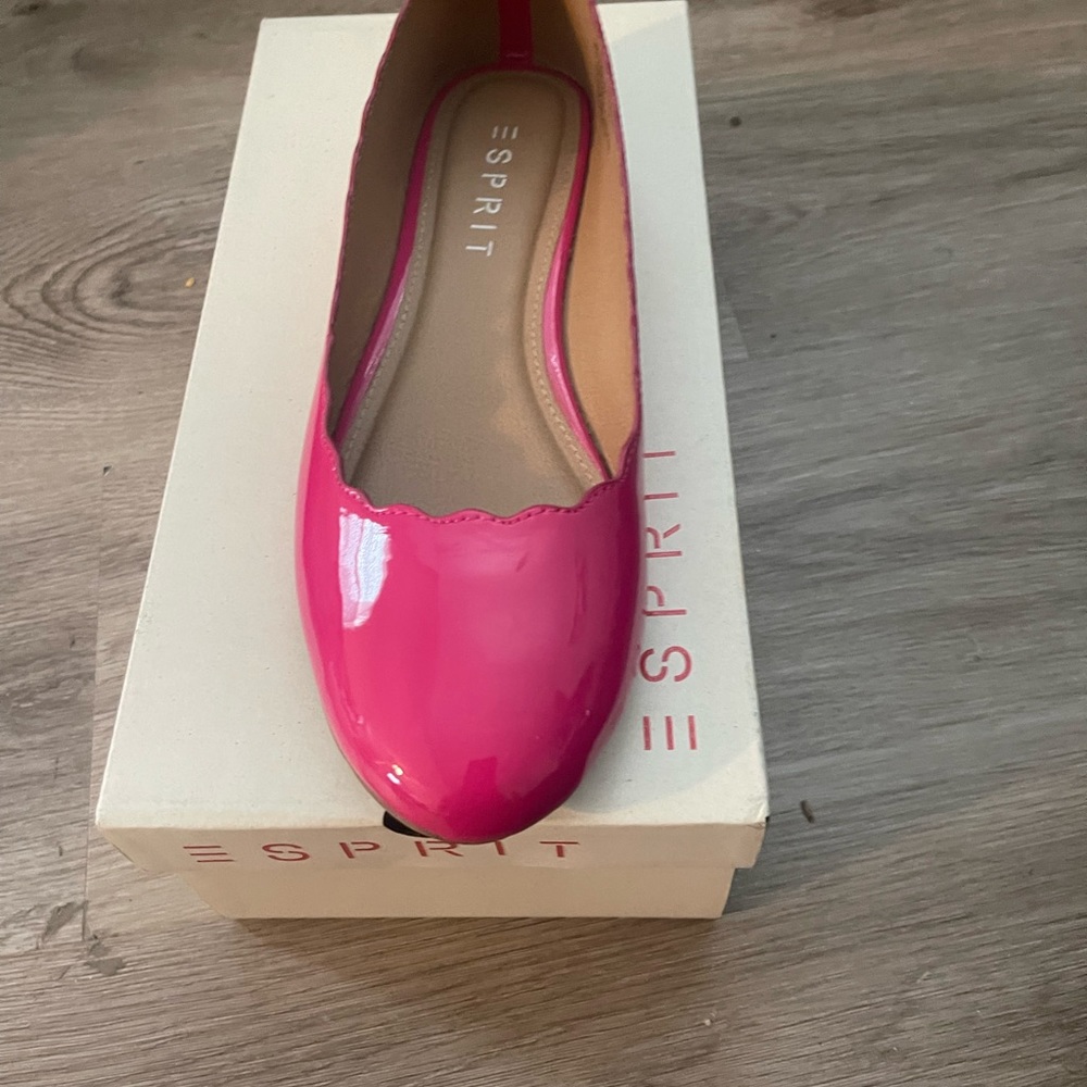 Never used hot pink flats